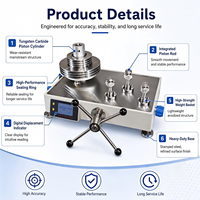 Brand Laboratory Piston Pressure Gauges Wide Range Digital Gauges 1 Year Warranty Customized Support (ODM/OEM/OBM)