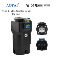 Adaptateur universel AOTAI Type 2 Schuko V2L avec 7 résistances réglables 16A 230V 3.5kW pour décharge véhicule-à-charge (V2L) de véhicules électriques