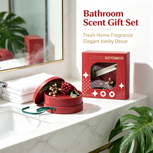 Juego de Difusores de Aromas Personalizados, Caja de Regalo con Ventana y Logotipo Impreso - Product Image 2