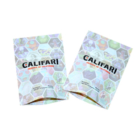 Sachets Mylar personnalisés imprimés thermoscellables 3.5 7G 1Oz en plastique pour bonbons et thé, avec fermeture éclair, anti-odeur, à fond plat