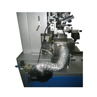 Nouvelle machine de sérigraphie semi-automatique haute vitesse avec système de séchage UV et conception rotative multi-stations pour anneaux en plastique et tasses métalliques