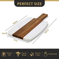 Usine de Jiangxi Jiujiang planche à découper en marbre bois d'acacia en gros, assiette de fête de planche de charcuterie personnalisée