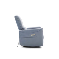 Canapé électrique moderne et pivotant convertible une place pour la direction Fauteuil à bascule inclinable USB Vente en gros pour le salon