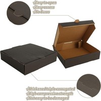 Großhandel 12 "Takeaway Pizza Box 25Cm Verpackung Pizza Box Yiwu Günstige Black Pizza Box