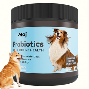 Probiotiques supérieurs pour chiens avec enzymes pour <span class=keywords><strong>la</strong></span> santé intestinale et un complément alimentaire <span class=keywords><strong>de</strong></span> premier plan pour <span class=keywords><strong>la</strong></span> santé des chiens à usage quotidien - Product Image 1
