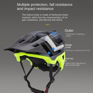<span class=keywords><strong>S</strong></span>ınır Ötesi Yeni Unisex Yetişkin Bisiklet Dağ Bisikleti Off-road Kaskı PC Kabuklu EPS İç Kabuklu - Product Image 2