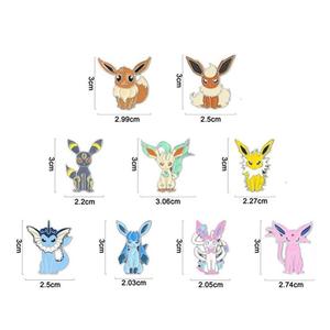 Customized Pocket Monster Eevee Family Badge, Gift Set Including Original Form and A <span class=keywords><strong>lot</strong></span> <span class=keywords><strong>Of</strong></span>  Evolutionary Forms  Customized BOX - Product Image 3