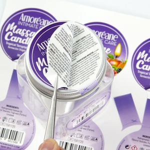 Etiquette ronde à gratter personnalisée en forme de rectangle, papier adhésif <span class=keywords><strong>double</strong></span> <span class=keywords><strong>face</strong></span>, autocollant d'étiquette de plusieurs pages à décoller - Product Image 3