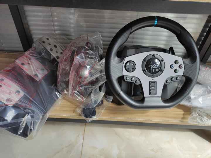 PXN V9 Wired Steering Wheel With Dual Motor Feedback For X box PC pxn-v9-wired-steering-wheel-with-dual-motor-feedback-for-x-box-pc