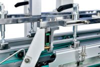 Machine plieuse-colleuse automatique électrique JY-1100SG pour boîtes en carton, application de colle par pulvérisation pour boîtes pré-pliées, sacs en plastique, produits alimentaires et chimiques, 3 plis