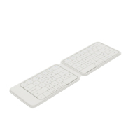 Clavier pliable Bluetooth 5.2 avec interrupteurs à ciseaux, touches larges pleine surface, course de 1,5 mm, espace de 0,6 mm, batterie remplaçable