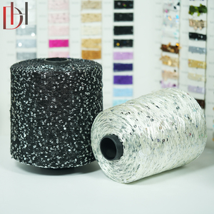 Chất Lượng Cao 3Mm Kích Thước Sequins Trang Trí Quần Áo Vải Nâu Bạc 100% Polyester Độc Đáo Hoa Mẫu Sợi - Product Image 4