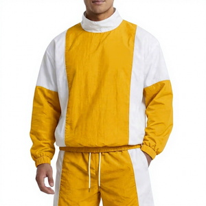 Conjunto Cortavientos de Marca Privada, Chaqueta Impermeable y Pantalones a Juego, Chándal Personalizado, Fabricante Mayorista de Ropa, Top con Cremallera - Product Image 6