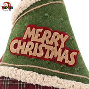 <span class=keywords><strong>Albero</strong></span> <span class=keywords><strong>di</strong></span> <span class=keywords><strong>Natale</strong></span> Decorativo in Poliestere Zaves 28.5" con <span class=keywords><strong>Sacco</strong></span> Regalo <span class=keywords><strong>di</strong></span> Babbo <span class=keywords><strong>Natale</strong></span> Rosso Verde Grazioso Ornamento da Finestra e Scrivania - Product Image 3