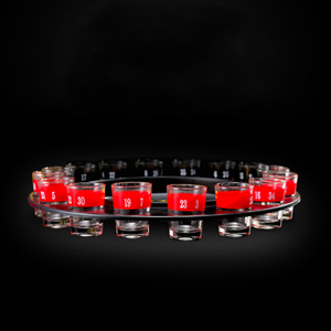 Juego <span class=keywords><strong>de</strong></span> <span class=keywords><strong>Ruleta</strong></span> con Vasos <span class=keywords><strong>de</strong></span> Chupito - Estilo Casino - Incluye 16 Vasos <span class=keywords><strong>de</strong></span> Chupito, Juego <span class=keywords><strong>de</strong></span> Beber - Product Image 3