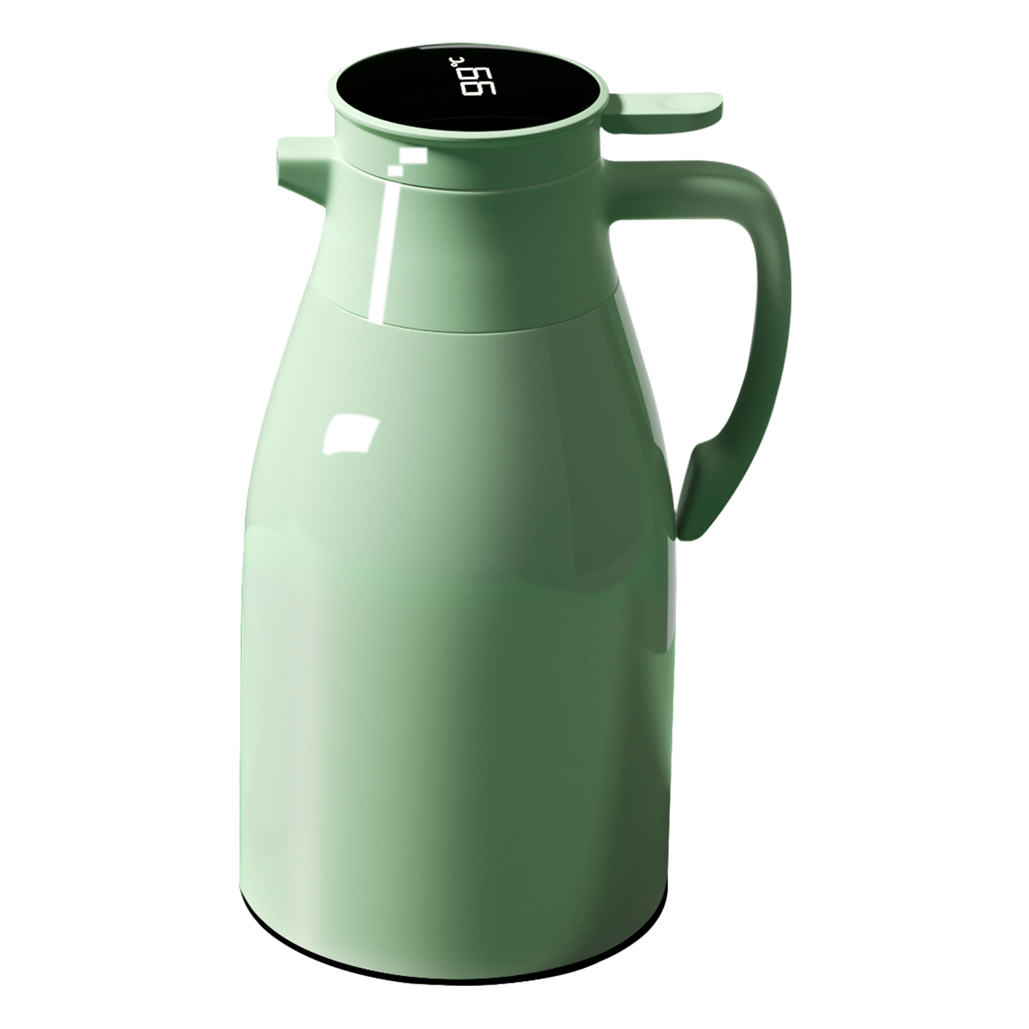 Digital Display Stainless Steel Thermos Kettle 2L Large Capacity 24-36 Hours Thermal Insulation Eco-Friendly Portable Hand Grip view 3