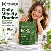 Capsules de NAD+ Nicotinamide Riboside Resvératrol à Marque Blanche OEM pour l'Énergie Cellulaire et l'Âge Sain, Nutrition, 80 Comprimés