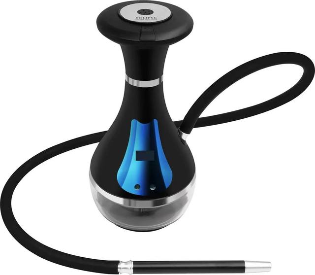 New Luxury Frosted Metal LED Touch Screen Rechargeable Electronic Hookah Full Kit with Heated Shisha and Eco-Friendly Design