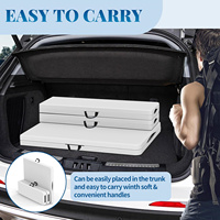 Easy Carry and Store Hot Sale Outdoor 6ft 8 Personen Camping Kunststoff Faltbarer Esstisch und Bank Set