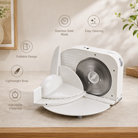 Trancheuse à pain électrique, coupe-aliments, machine à trancher le jambon, le fromage et la viande, hachoir de comptoir pour cuisine S-895