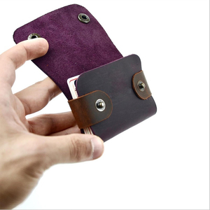 Chủ thẻ kinh doanh da bò thẻ tín dụng trường hợp đối với kinh doanh Quà Tặng nâu chính hãng da thẻ tín dụng ví cho nam giới - Product Image 4