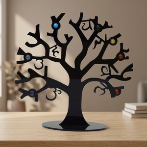 Expositor de Ropa con Diseño de Árbol de los Siete Chakras, Decoración Moderna, Metal Ligero con Recubrimiento en Polvo - Product Image 2