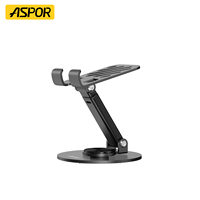 ASPOR A701 Support de téléphone portable d'intérieur flexible pliable facile à utiliser Support de bureau pour téléphone portable/tablette