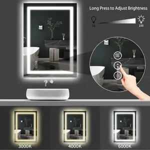 Venta caliente Touch Dimmer Sensor Interruptor Tricolor LED Bluetooth Pantalla Tiempo Temperatura Pantalla 12V 36W