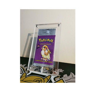 Étui acrylique pour <span class=keywords><strong>Pokemon</strong></span> Fossil booster pack Lapras Long Foil <span class=keywords><strong>base</strong></span> set cartes - Product Image 1
