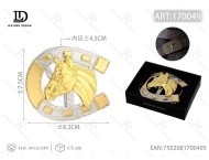 Cinturón de Cuero de Caballo con Hebilla Grande de Aleación, Diseño de Caballo en 3D, Estilo Casual - Product Image 3