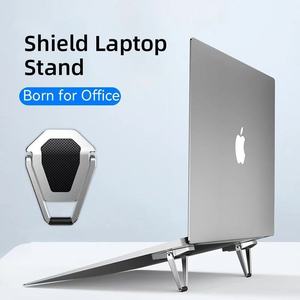 <b>Laptop</b> Aluminum Alloy Foldable Desktop <b>Stand</b> with Shield Design High Bracket - Product Image 2