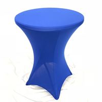 Couverture de table de bar en spandex extensible nappe de cocktail pour fête de mariage vente en gros