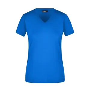 Camiseta de Corte Ajustado con Cuello en V para Mujer, Personalizable - Product Image 3