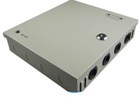 Fusible PTC CCTV 9 canaux, autotransformateur monophasé CE ROHS pour boîtier d'alimentation pour caméra de sécurité 12V 10A DC avec clé