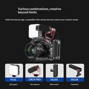 A7M4/<span class=keywords><strong>A7R4</strong></span>/A7R5/A7S3/A1กล้องกรงกระต่ายแพคเกจเต็มรูปแบบโลหะไมโครเฟรมเดี่ยวอุปกรณ์เสริม - Product Image 6