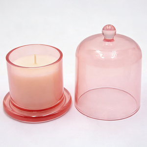 ผู้ผลิตเทียนหอมจากขี้ผึ้งถั่วเหลือง สำหรับบ้านและโรงแรม กลิ่นวานิลลา เซจ เบอร์กามอต อำพัน ในขวดแก้ว พร้อมฝาปิด - Product Image 2