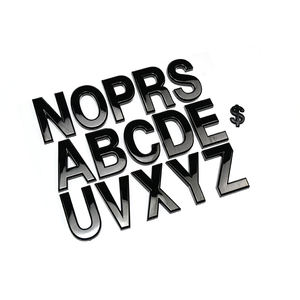 Personalizzato 3d di lusso Abs lettere adesivo auto emblema M1m2m3m4m5m6 auto posteriore bagagliaio distintivo di plastica - Product Image 4