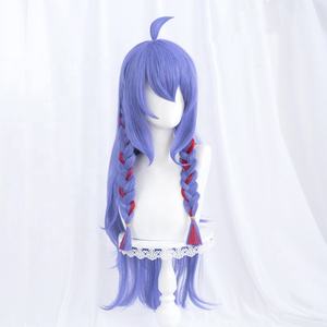 Peluca de 80 cm de largo, azul, estilo <span class=keywords><strong>Kindred</strong></span> Eternal Hunters de League of Legends (LOL), Spirit Blossom, peluca de anime sintética para cosplay, CS-119Q - Product Image 4