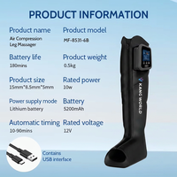 Bottes sans fil 2026 : Appareil de massage par ondes d'air circulantes avec chargement USB et contrôle par téléphone Bluetooth
