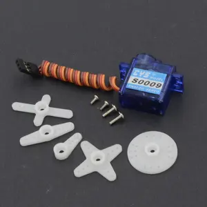 9G 1.5Kg Analog CYS-S0009 4.8/6V 21T Inti Besi Plastik Perlengkapan RC Servo untuk 1:18 Perahu Helikopter Mobil