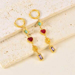 <span class=keywords><strong>Collier</strong></span> clavicule haut de gamme français, chaîne de luxe légère, boucles d'oreilles en forme de cœur, goutte d'eau, élégant, raffiné, <span class=keywords><strong>collier</strong></span> en acier inoxydable - Product Image 5