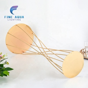 Luxury Gold Wrought Iron Wedding Flower Table <b>Props</b>-Durable High Quality Decorations - Product Image 3