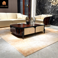 Italienisches High-End Luxus Rechteckiges 2-3-Sitzer Leder-Sofa-Set mit Schwammkissen, Maßgefertigtes Modernes Design für Villa 10