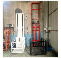 Nouveau Design 1T Accueil Ascenseur 2 Étage Escalier Ascenseur Maison Cargo Lif 500KG Hydraulic Cargo Marchandises Ascenseur pour Entrepôt Workling