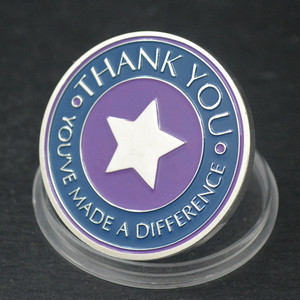 Medalla de agradecimiento por ir por encima y más, regalos de agradecimiento para los trabajadores, monedas inspiradoras - Product Image 6