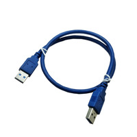 Muestra Gratuita de Cable de Extensión USB 3.0 de Alta Velocidad, Tipo Macho a Tipo Macho, Revestimiento de PVC, Material de Cobre Puro Trenzado para Computadoras