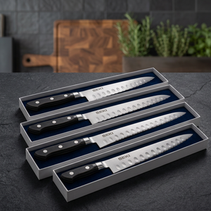 Cuchillo de Chef de Acero Inoxidable con Hoja Ondulada y Borde Dentado, Mango de Plástico Ambidiestro, Apto para Lavavajillas, para Catering - Product Image 2