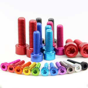 Pernos Decorativos de Aluminio 7075 Anodizado en Varios Colores, Tornillos de Cabeza Cilíndrica con Hexágono Interno M3-M4-M5-M6, Certificación ISO9001 - Product Image 2