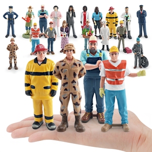 Figurines professionnelles de simulation transfrontalière Xinhen : professeur, chef, mécanicien automobile, jardinier, médecin, infirmière - Product Image 3