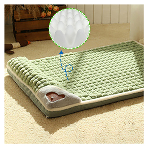 Faux Fur Fluffy Indestructible Enfriamiento personalizado Perro grande Perro pequeño Espuma de memoria portátil Cama ortopédica de lujo para perros Camas para mascotas - Product Image 5